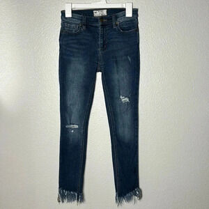 Free People Distressed Skinny Jean